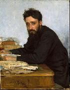 Portrait of writer Vsevolod Mikhailovich Garshin